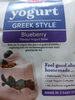 Fresh yogurt Greek Style Blueberry - Product