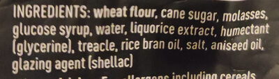 RJ's original licorice - Ingredients