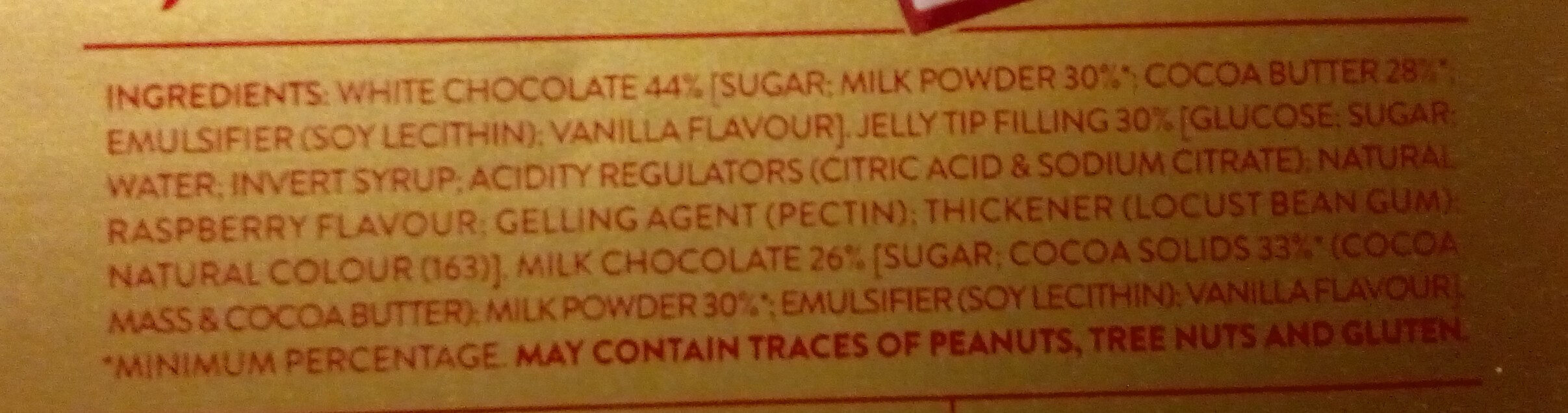 Jelly Tip Block - Ingredients