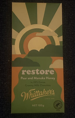 Whittaker’s Chocolate Restore Pear & Manuka Honey - Product
