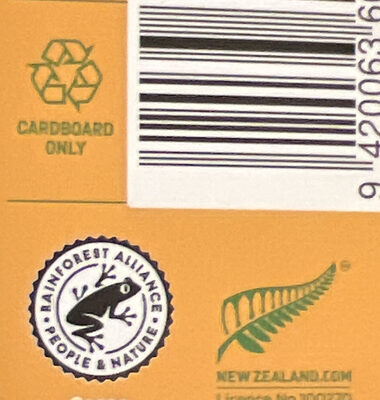 Whittaker’s Chocolate Restore Pear & Manuka Honey - Recycling instructions and/or packaging information