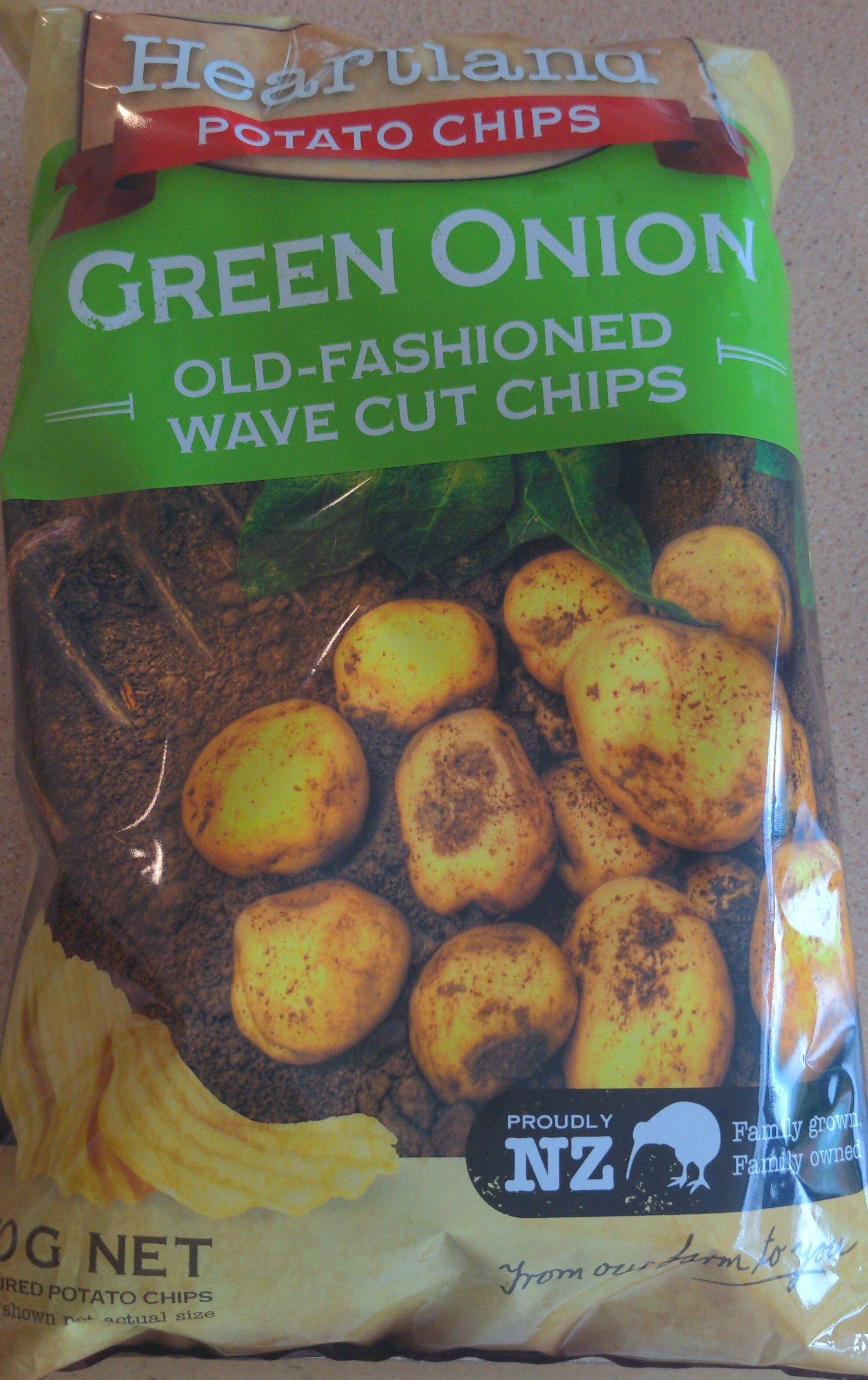 Old-fashioned Wave Cut Chips Green Onion - Prodotto - en