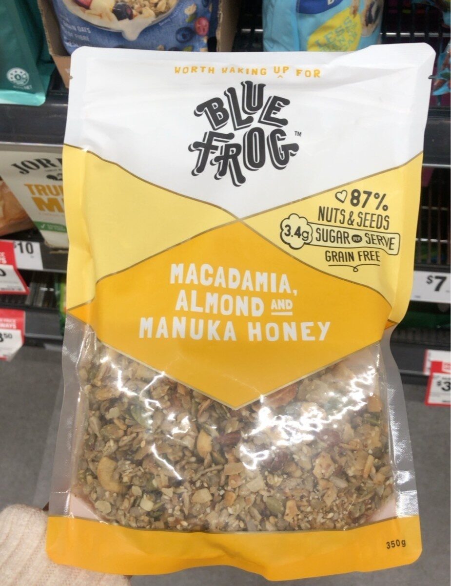 Macadamia almond and honey manuka - Product