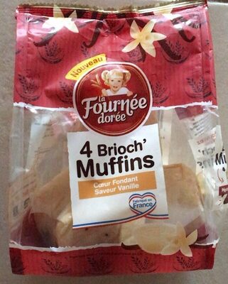 4 brioch’Muffins - Product - fr