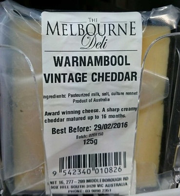 Warnambool Vintage Cheddar - Product