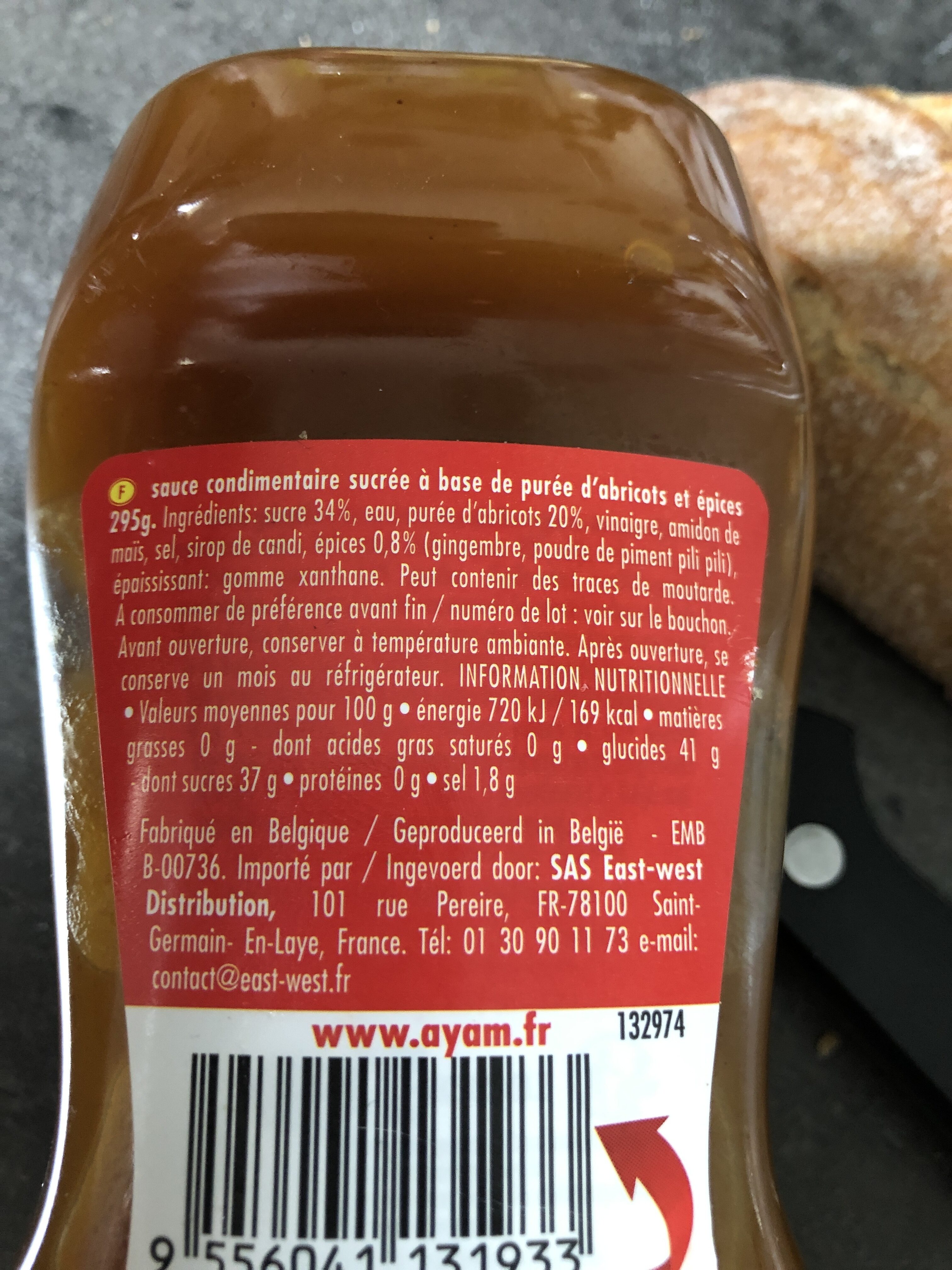 Sauce chinoise - Ingrédients