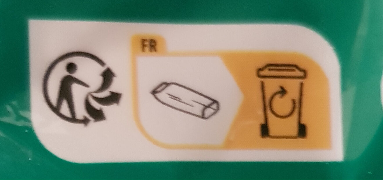 nouilles jaunes - Instruction de recyclage et/ou informations d'emballage