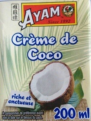 Crème de coco Ayam™ - Produit