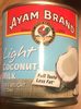 Light coconut milk - Product