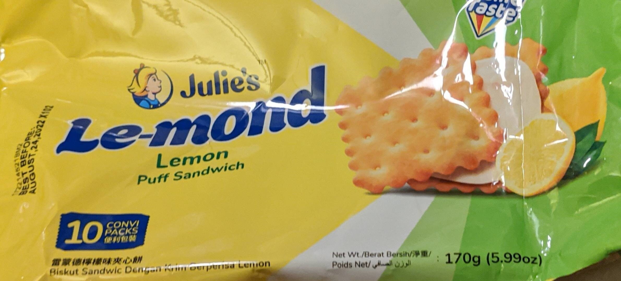 Lemon Puff sandwich - Product - fr