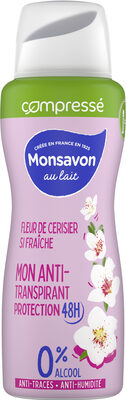 Monsavon Anti-Transpirant Femme Spray Compressé Fleur de Cerisier 100ml - Produkt - fr