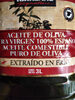 Aceite de oliva extra virgen 100% español aceite comestible puro de oliva. - Product