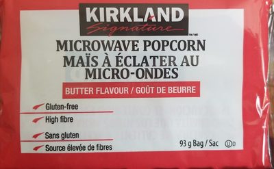Butter Flavour Microwave Popcorn - Ingredientes - en