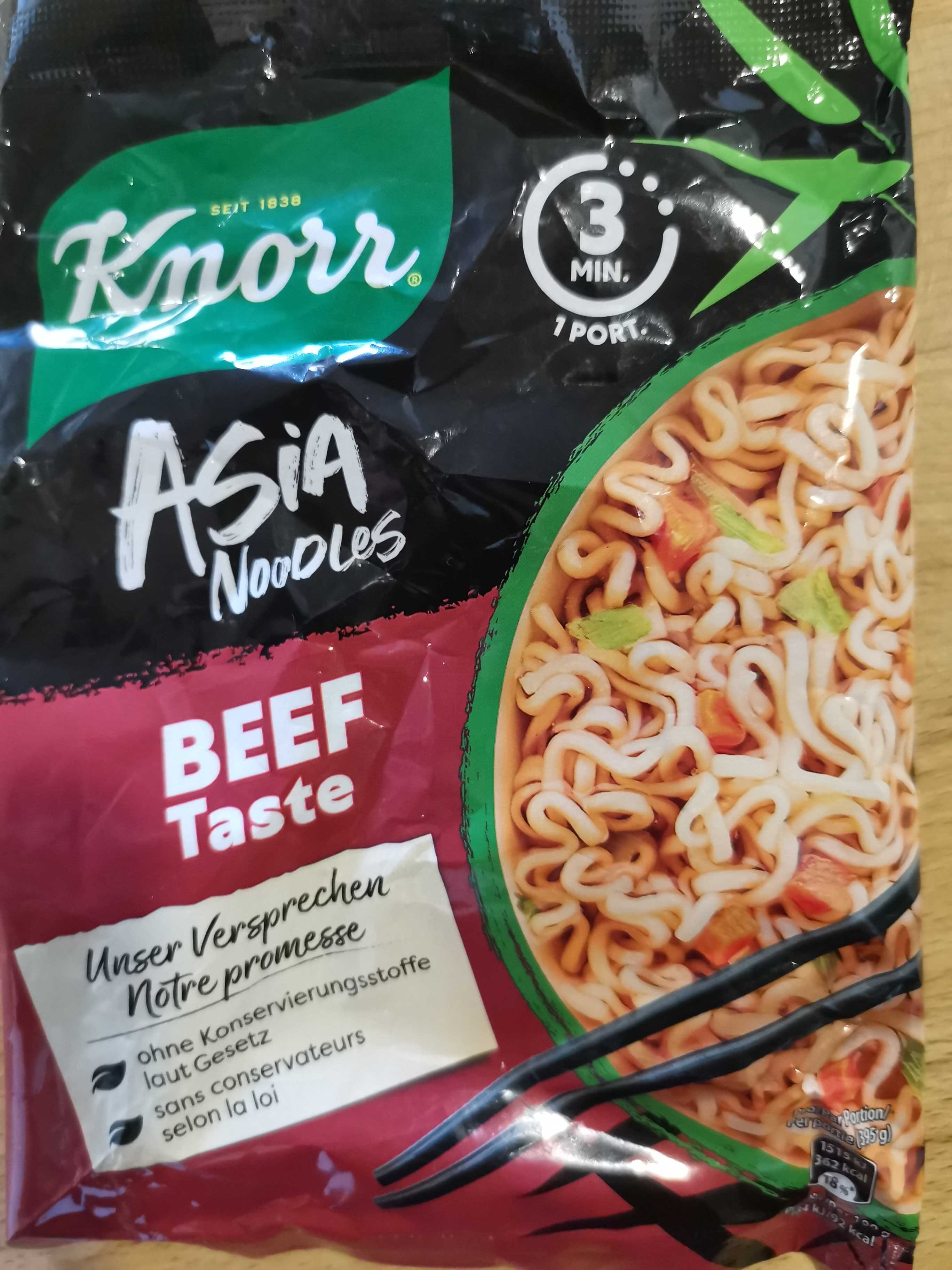 Asia Noodles Beef Taste - Prodotto - de