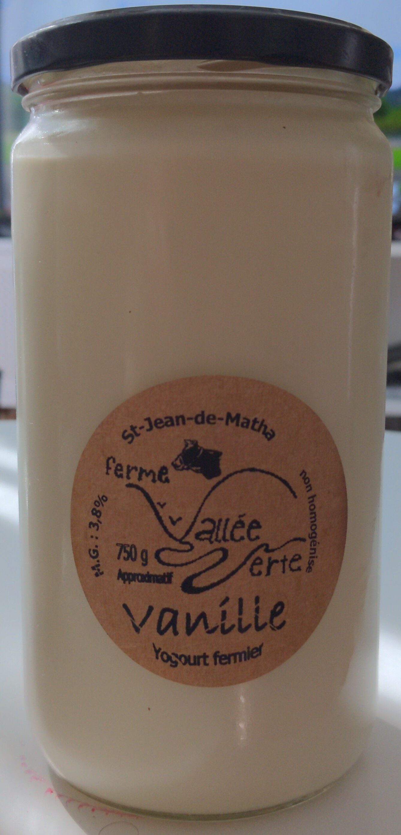 Yogourt fermier vanille - Produit