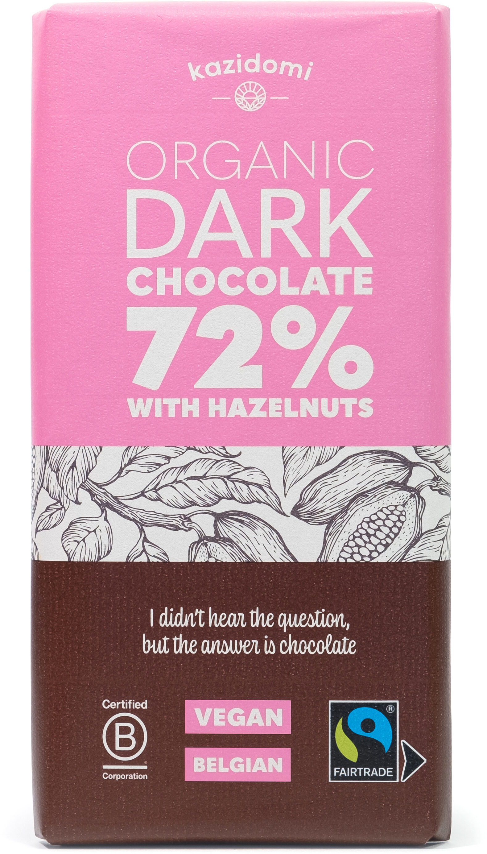Chocolat Noir 72% & Noisettes Équitable Bio - Product - fr